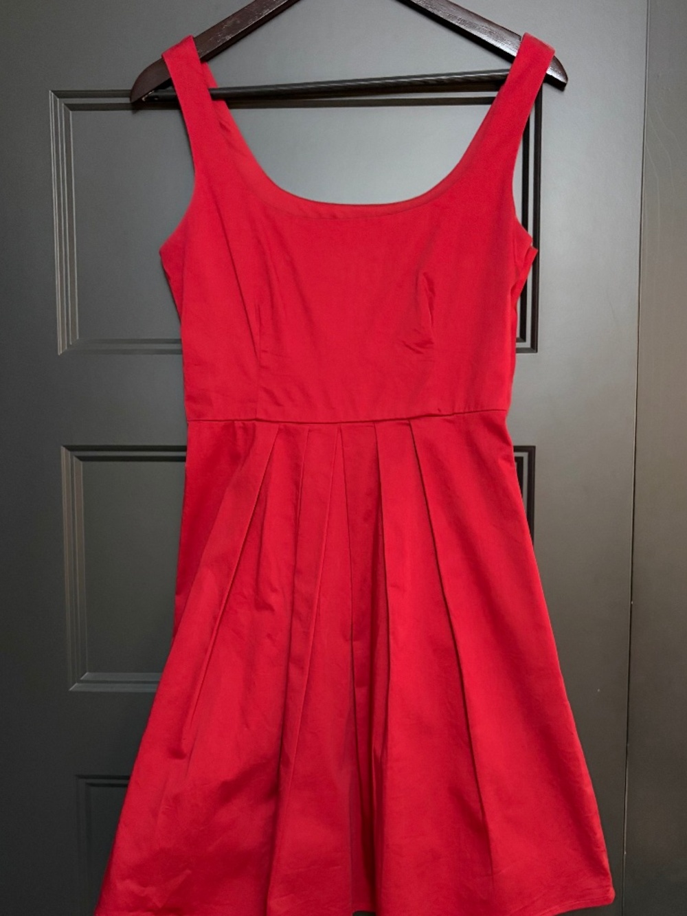 Red cocktail dress